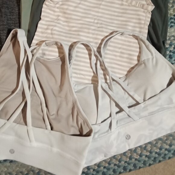 Lululemon Athletica 10 pc Bundle Sz 2/8/10/12 leggings shorts tops green g - Picture 2 of 6